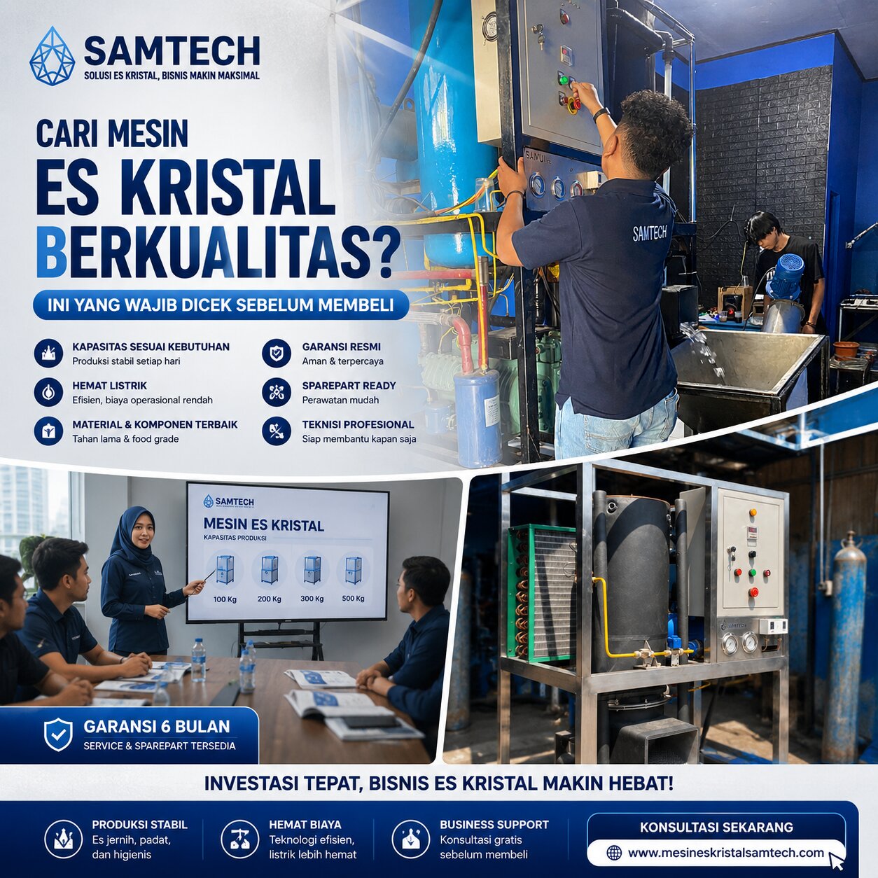 Cari Mesin Es Kristal Berkualitas? Ini yang Wajib Dicek Sebelum Membeli